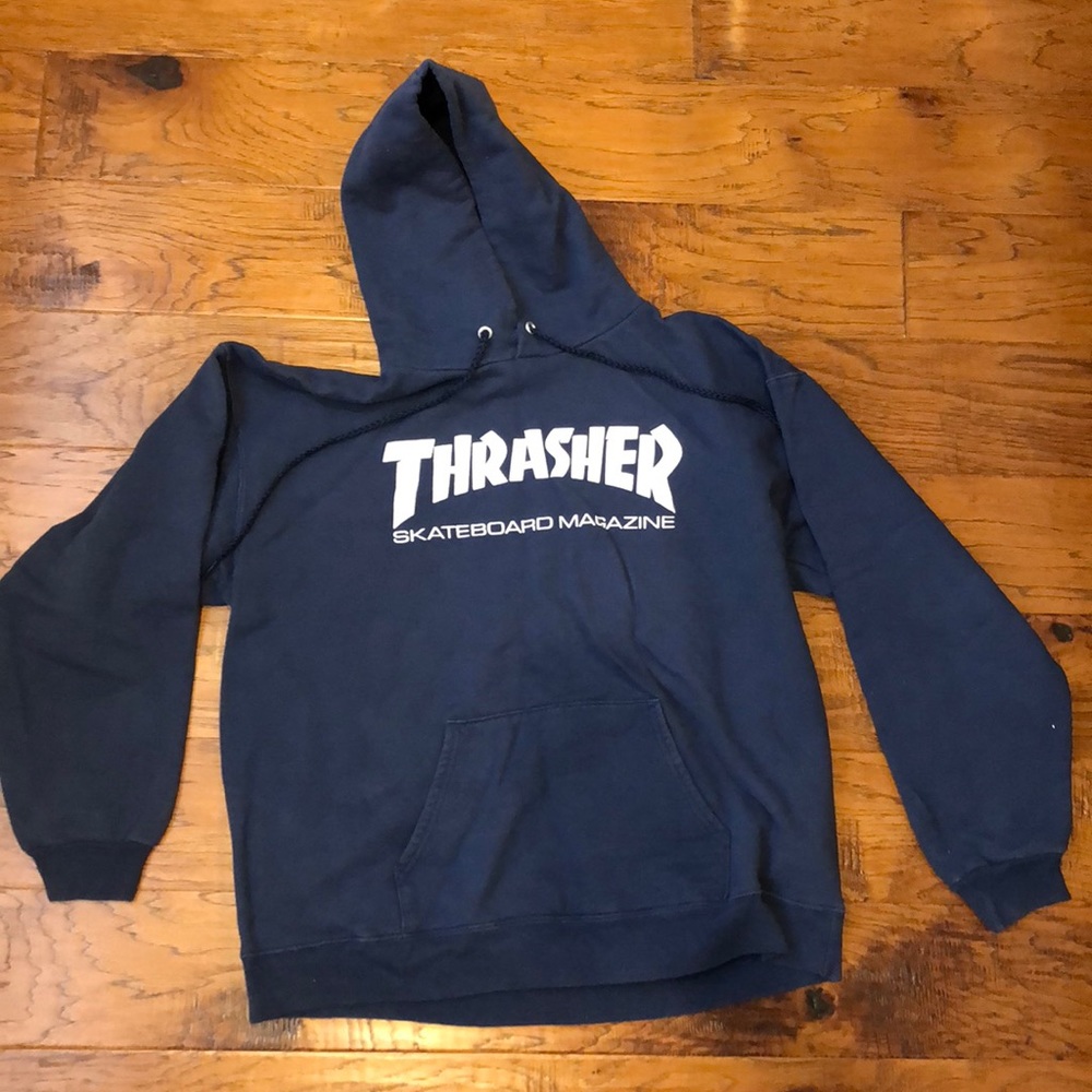 Blue Thrasher Hoodie
